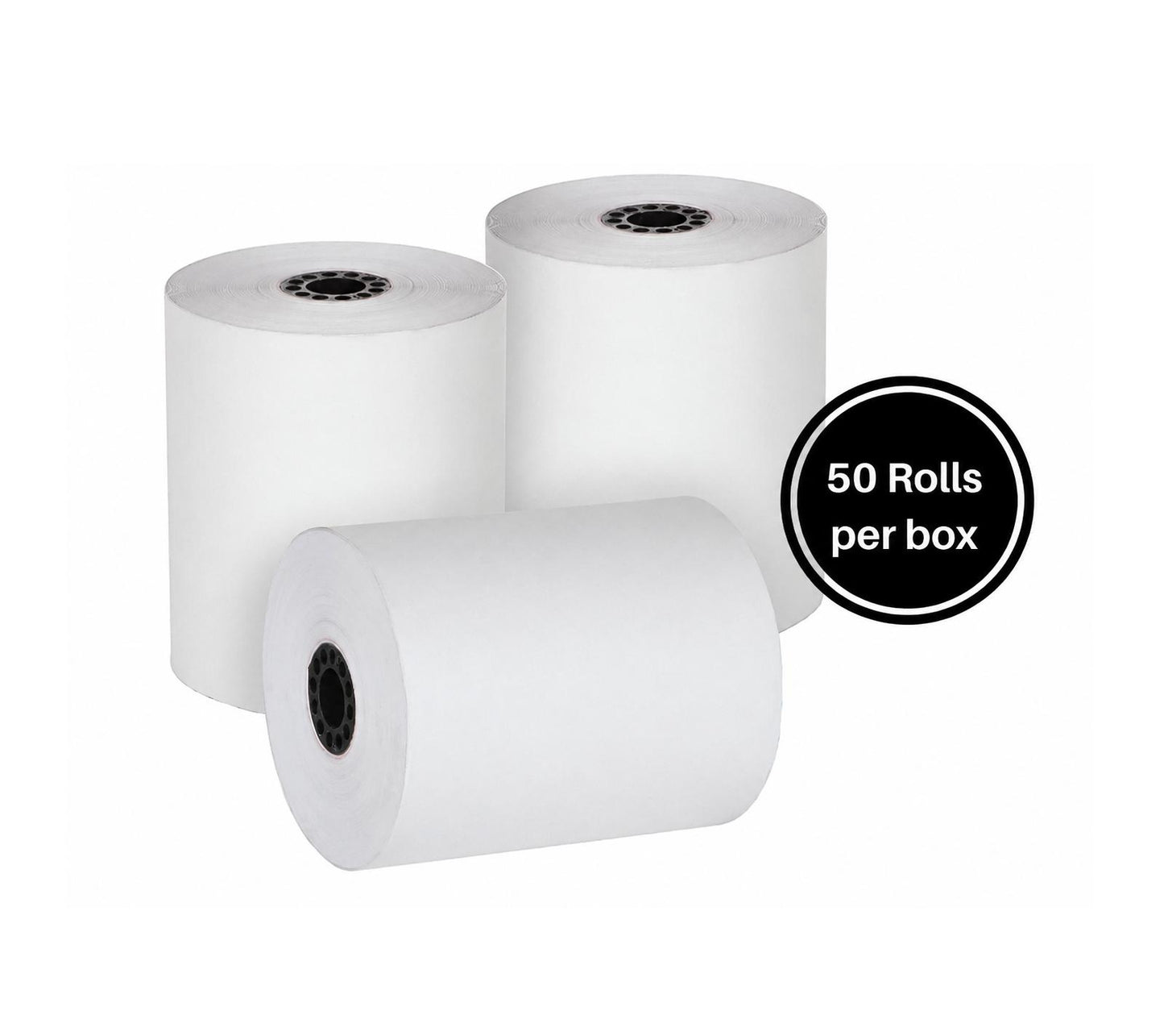Demaya Thermal Paper Rolls 3 1/8" x 230', BPA-Free 50 Rolls Case High-Quality POS Receipt Paper for Retail, Restaurants, Gas Stations, Offices