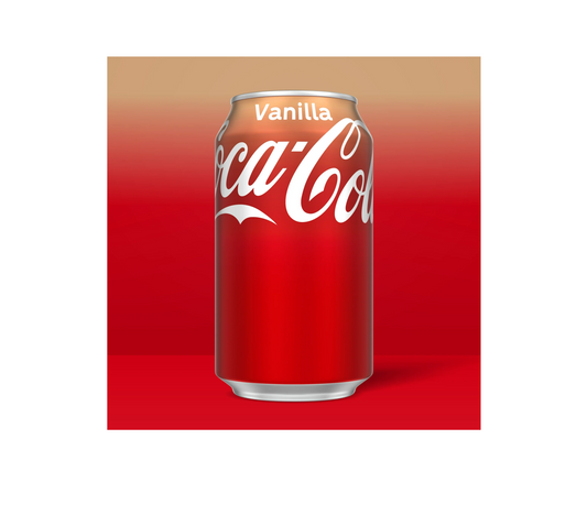 COCA COLA VANILLA SODA – 12 FL OZ CANS – PACK OF 12