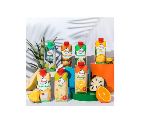 RICA Passion Fruit Juice Drink, 330 ml Cans (12 Pack) – Tropical, Refreshing & Ready-to-Drink