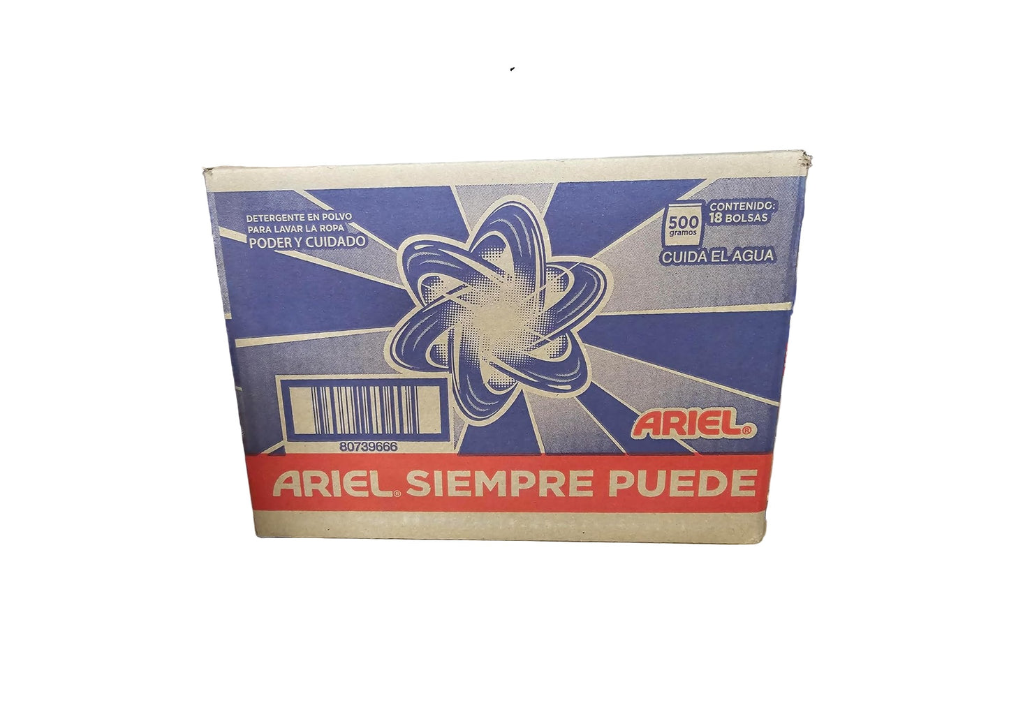 ARIEL POWDER LAUNDRY DETERGENT – 500 G BAGS – 18 PACK
