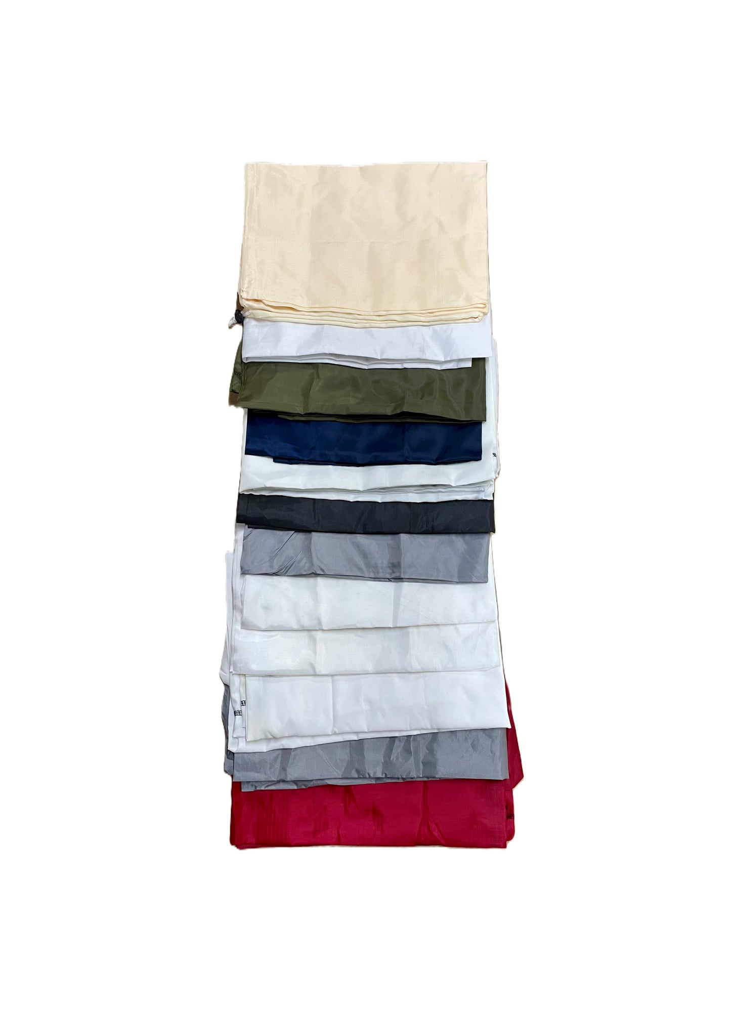 LAUNDRY BAGS ASSORTED COLORS 12 CT