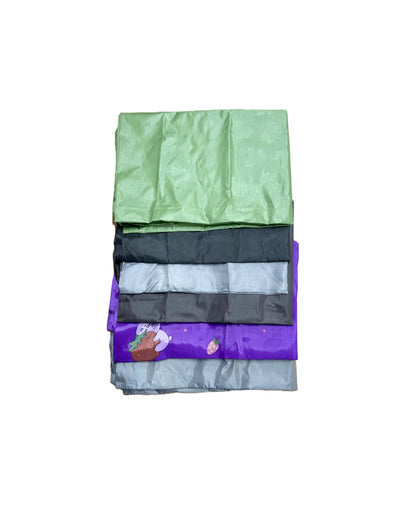 LAUNDRY BAGS ASSORTED COLORS 12 CT