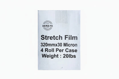 PALLET WRAP STRETCH FILM, 30 MICRON, HEAVY DUTY (4 ROLLS)