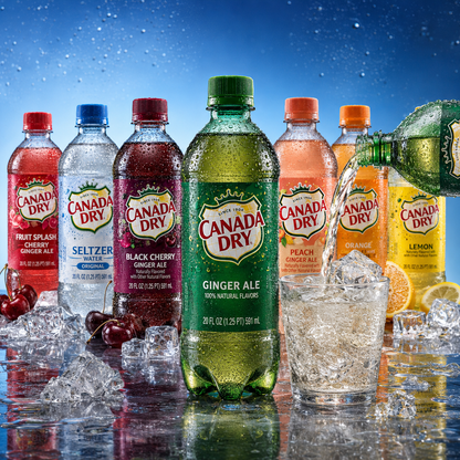 Canada Dry Bulk Deal 20oz, 24-Pack - Free Shipping