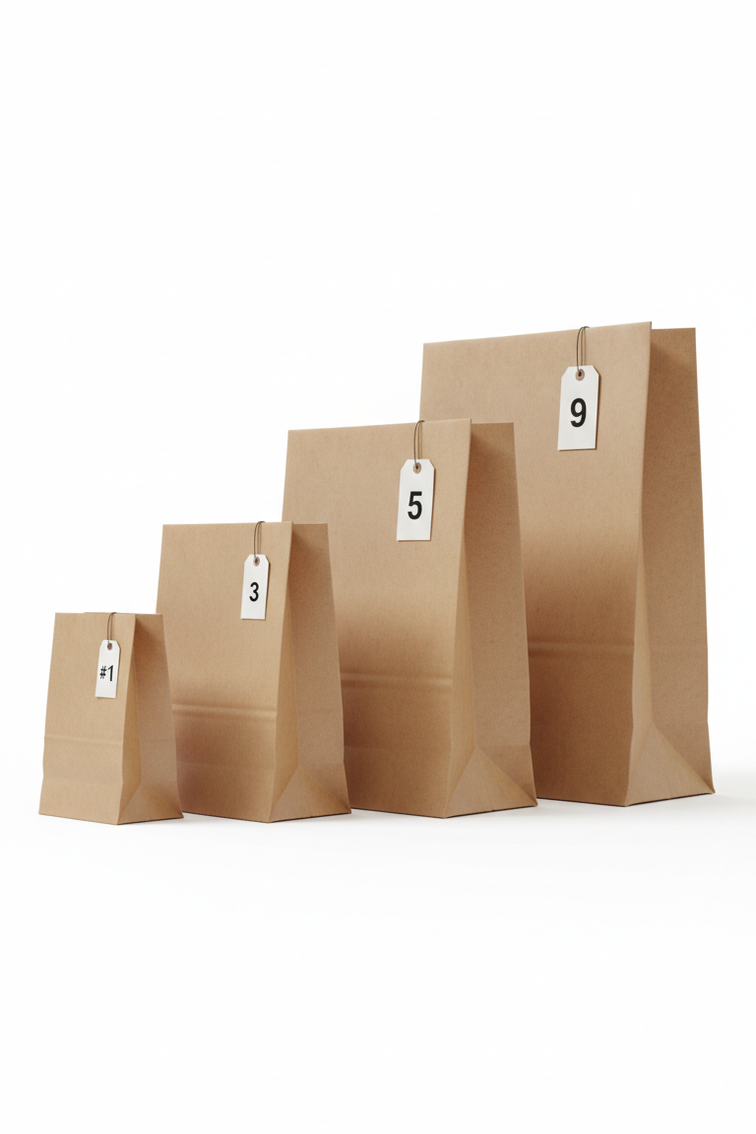 DEMAYA Brown Paper Bags 500 CT, Heavy-Duty Kraft Paper Lunch, Retail & Takeout Bags for Food Service & Everyday Use