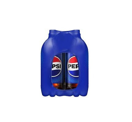 PEPSI COLA SODA, 2 LITER BOTTLES (PACK OF 4)