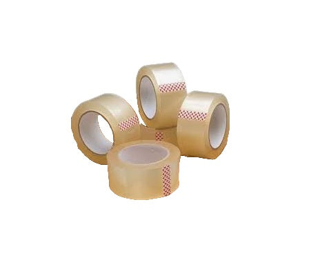 Wonder-555 Clear Packaging Tape – Heavy-Duty Self-Adhesive, 2 In x 200 Yards – 6 Rolls