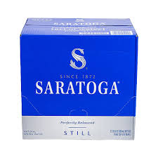 Saratoga Natural Spring Water – Still, 28 Oz Glass Bottles – 12 Pack
