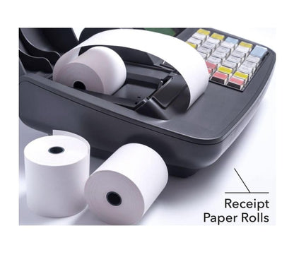 Demaya Thermal Paper Rolls 3 1/8" x 230', BPA-Free 50 Rolls Case High-Quality POS Receipt Paper for Retail, Restaurants, Gas Stations, Offices