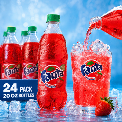 Fanta Bulk Deal 20oz, 24-Pack - Free Shipping
