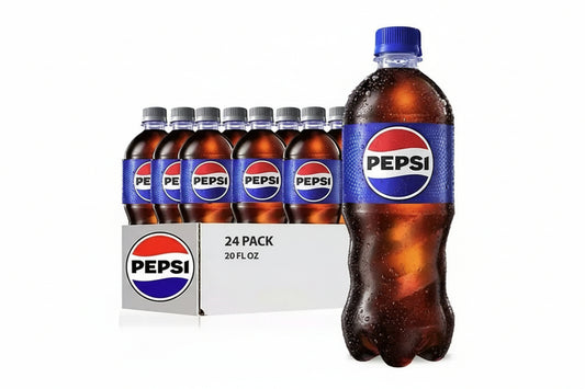 PEPSI ORIGINAL COLA SODA, CLASSIC COLA, 20 OZ BOTTLES (PACK OF 24)
