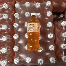 CANADA DRY PEACH SODA – 20 FL OZ BOTTLES – PACK OF 24
