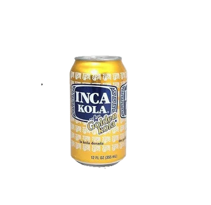 INCA KOLA THE GOLDEN COLA, PERUVIAN SOFT DRINK, 12 FL OZ CANS (PACK OF 12)