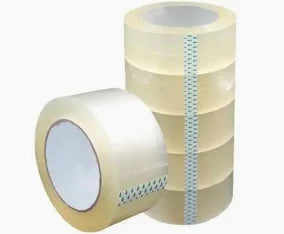 Wonder-555 Clear Packaging Tape – Heavy-Duty Self-Adhesive, 2 In x 200 Yards – 6 Rolls