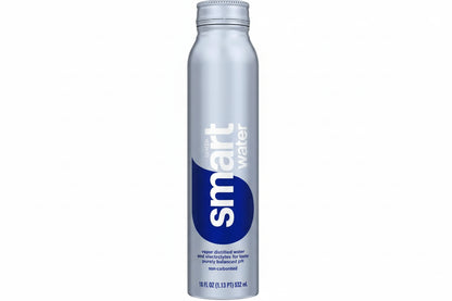 Smartwater bottle on a white background